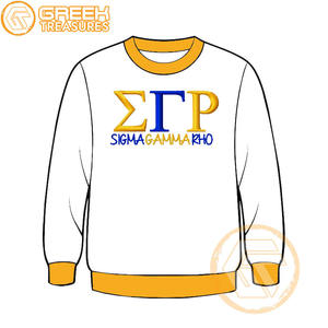 Sudadera de lana de algodón Sigma Gamma Rho personalizada de alta calidad, Jersey bordado, chaqueta para mujer, ropa griega, estilo de hermandad - Product Image 2