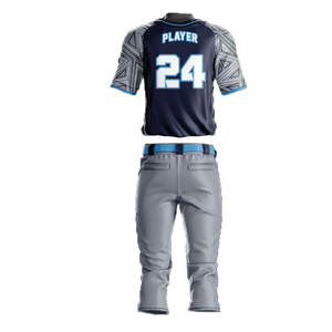 Ensemble d'uniformes de baseball numériques à contraste de couleurs, best-seller, vêtements d'équipe professionnels, 100% polyester, séchage rapide, léger et respirant - Product Image 6