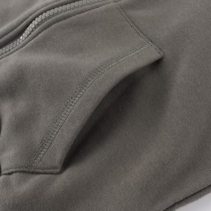 Nouveauté : sweat à capuche unisexe surdimensionné avec fermeture éclair, impression personnalisée, polaire épaisse pour l'hiver, col à capuche, marque privée, streetwear pour femmes - Product Image 3