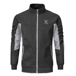 Price Performance Sportswear Full Zip Stand Collar Front Logo <b>Track</b> <b>Jacket</b> Men for Running Training Gym and Active Lifestyle - Product Image 1