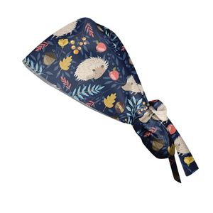 Chapeau de chirurgien médical de qualité hospitalière, réglable, en coton imprimé, pour médecin, infirmière, couvre-tête chirurgical pour usage clinique - Product Image 3