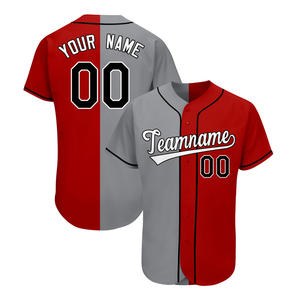 Jersey de béisbol de manga corta personalizable con número de nombre bordado ropa de calle informal para Hombres Mujeres Niños de talla grande cualquier color - Product Image 1