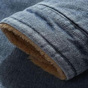 Logo personnalisé Veste en jean d'hiver pour hommes de haute qualité 100% coton délavé à l'acide - Product Image 4