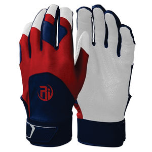 Gants De Baseball En Gros En Cuir Unisexe Respirant Gants De Frappeur Personnalisé En Cuir Gants De Baseball Antidérapant Guantes De Bateo - Product Image 1
