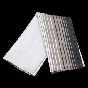 Juego de Paños de Cocina Personalizados con Diseño de Rayas, Paño de Cocina de Algodón Ecológico de la India - Product Image 1