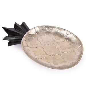 Meilleure vente plateau d'ananas de Style américain en métal massif pour la décoration de table fêtes de mariage centres de table décoration événement - Product Image 1
