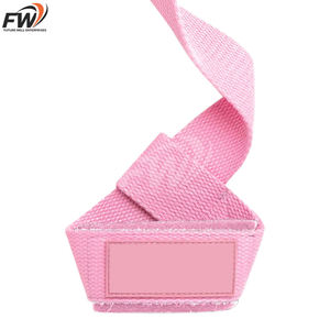 Sangles de musculation en coton en forme de 8 pour haltérophilie, powerlifting, musculation, accessoires de gym, sangles et poignées. - Product Image 6