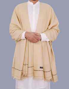 Goodshopping Men Traditional Winter <b>Wool</b> Shawl Soft Warm Classic Solid Color <b>Wrap</b> for Middle East India/Pakistan Ethnic Wear - Product Image 6