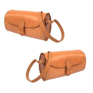 Handmade High Quality <b>Vintage</b> Leather <b>Bag</b> Affordable Minimalist Casual Shoulder Crossbody Cylinder <b>Tote</b> - Product Image 2