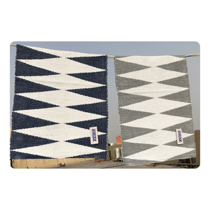 Jacquard Outdoor PVC Rug for Home Garden or RV Use Easy to Carry Washable Plastic Mat for Indoor and Outdoor - Product Image 1