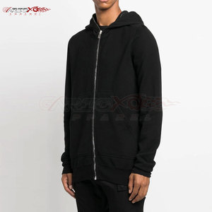 Versatile Basics Sweat à capuche pour hommes avec fermeture éclair complète et capuche à cordon de serrage pour la gym ou le streetwear Sweat à capuche zippé pour hommes - Product Image 4