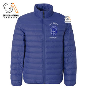 Veste d'hiver Zeta Phi Beta, chaude, avec logo personnalisé, design tendance, veste matelassée en coton, veste d'hiver élégante pour homme avec capuche - Product Image 3
