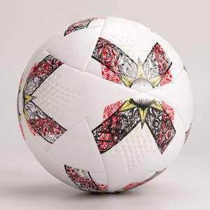 Balón de Fútbol de Cuero PU, Balón de Fútbol de Moda con Logotipo Personalizado, Balón de Fútbol Deportivo Pakistaní de Cuero PU - Product Image 4