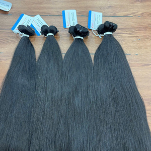 Extensiones de Cabello Humano Vietnamita Virgen de Lujo, Mechones Naturales Lisos de Doble Trama, Extensiones de Cabello Premium - Product Image 1