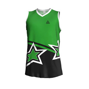 Maillot de basketball sans manches personnalisé avec logo imprimé, séchage rapide, léger, respirant, 100 % polyester, dernier design, faible MOQ, sur mesure - Product Image 1