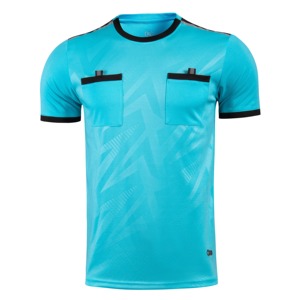 Uniformes de Árbitro de Fútbol Profesional para Hombre, Manga Corta, Cuello Redondo, Ropa Deportiva de Equipo, Bolsillos, Camisetas con Nombre Impreso, Sublimación Personalizada - Product Image 1