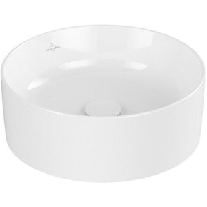 Villeroy & Boch Collaro Round Countertop Washbasin 400mm White Bathroom <b>Sink</b> - Product Image 3