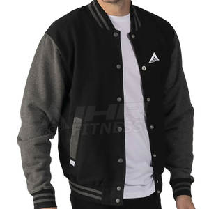 Chaqueta de calle de invierno con letras de lana de alta calidad para hombre, nuevo diseño, Color sólido, punto cálido, cuello con capucha, decoración ligera - Product Image 6