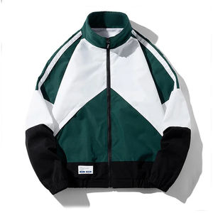 Veste coupe-vent d'hiver chaude multicolore pour hommes vente en gros - Product Image 3