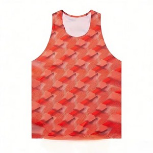 Chaleco de entrenamiento para hombre de secado rápido con logotipo personalizado, precio económico directo de fábrica, para deportes al aire libre y maratón. - Product Image 2