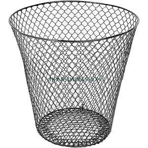 Poubelle de restaurant et d'hôtel forme et taille personnalisées matériau galvanisé brillant poli salle de bain et cuisine poubelle approvisionnement - Product Image 4