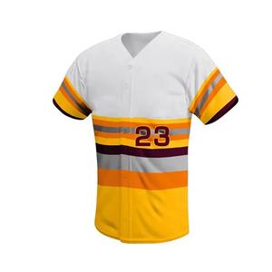Vêtements de sport en gros Uniforme de baseball pour jeunes à vendre avec pantalon blanc Uniforme de softball pour adultes - Product Image 1