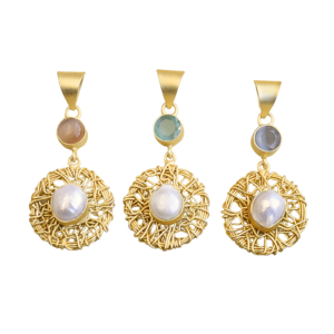 <b>Boho</b> 18K Gold Plated Pendant <b>Necklace</b> Handmade Unisex Fashion Jewelry Export Wholesale Lots - Product Image 3