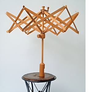 Elegante textil Premium hilo pulido Swift madejas Hanks haya hecho a mano tejer ganchillo Spinning Winders accesorios moda - Product Image 2