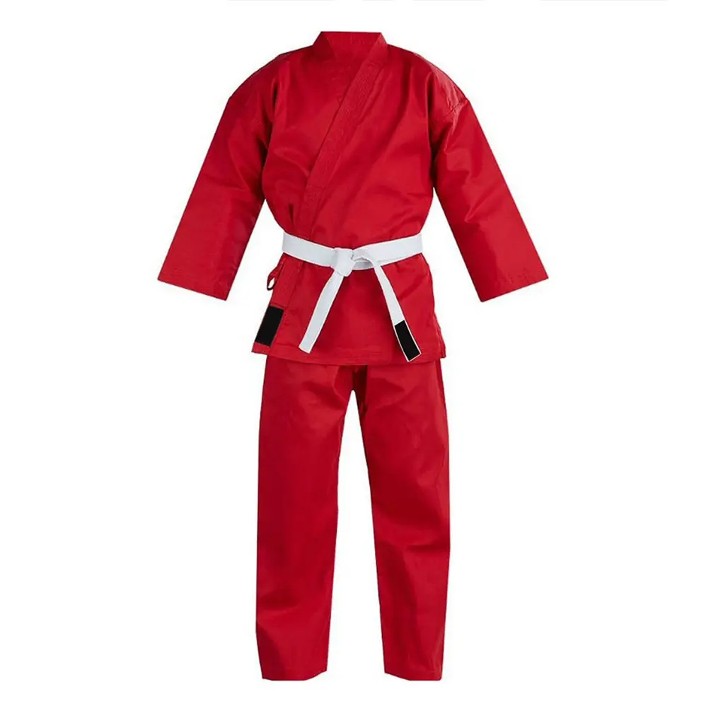 OEM Service Premium Quality Hot Selling Red Colour Brazilian jiu Jitsu Uniform Custom Made Bjj Uniform