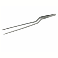 Pince à épiler personnalisée pour chef de cuisine Pince à épiler décalée en acier inoxydable de couleur bleue Multi 20cm Pince à épiler culinaire Ustensiles de cuisine