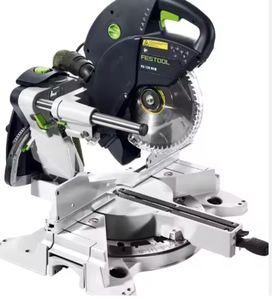 Sierra Ingletadora Deslizante Automática Doble KS 120 de la Mejor Calidad, Paquete con Extractor de Polvo T-LOC + CT 48, Sierra Eléctrica Industrial para Madera y Metal - Product Image 3