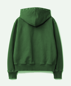 Sweat à capuche Streetwear personnalisé de haute qualité pour hommes Vintage Double couche lavage à l'acide soleil délavé en détresse soleil délavé à capuche en détresse - Product Image 6