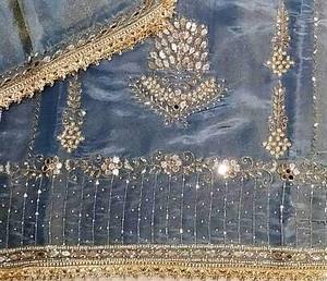 Designer moderne non cousu brodé à la main belle tenue costumes pour la fête indienne Fashion-Forward Style traditionnel - Product Image 2