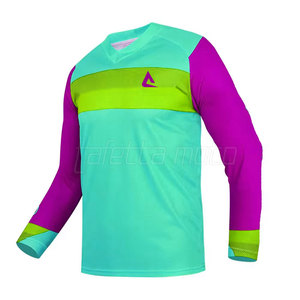 Chemise de motocross unisexe imperméable, respirante, séchage rapide, Spandex/Polyester, logo personnalisé, service OEM, fabriqué au Pakistan - Product Image 1