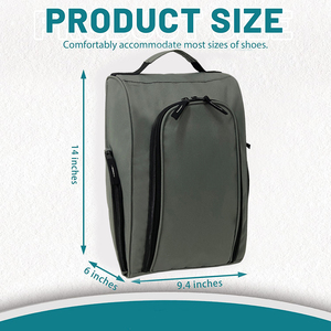 Fabricant professionnel pakistanais usine fournit un service d'échantillons OEM ODM sac de transport de chaussures de voyage à glissière sac de rangement pour le football - Product Image 4