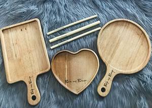 Plateau en bois d'acacia écologique de haute qualité fabriqué au Viet Na m modernsourcing.com - Product Image 4