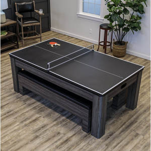 Table à manger convertible Atomic Northport 3 en 1, design moderne, idéale pour la salle à manger, le salon, gain de place et utilisation familiale - Product Image 5