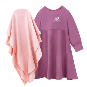 La ropa tradicional musulmana para niñas más vendida, ropa modesta transpirable, vestido Abaya islámico para niños, hecho en Pakistán - Product Image 2