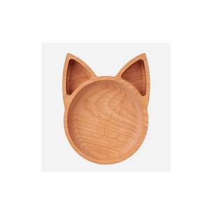 Assiette à fruits en acacia solide pour pièce design assiette à collation sèche utilisation sur table à dessert anniversaire mariage - Product Image 3