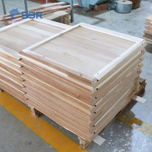 SSR VINA-Juego de tabletas de madera para exteriores-Madera de Acacia Silla de exterior Bancos Muebles exteriores - Product Image 5