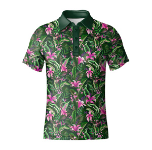 Camiseta de Golf de Alto Rendimiento para Hombre, Jersey Sólido de Spandex/Poliéster, Transpirable, de Secado Rápido, Antiarrugas, Manga Corta, Corte Regular - Product Image 3