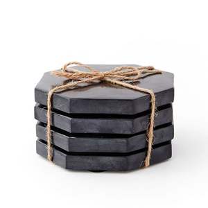 ที่รองแก้วหินอ่อนกันลื่นทนความร้อนพร้อมที่วางโลหะสำหรับห้องครัว - Product Image 3