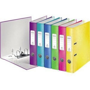 Leitz <b>A4</b> Lever Arch File with Laminated Paperboard Cover for Presentations & School Use - Product Image 3