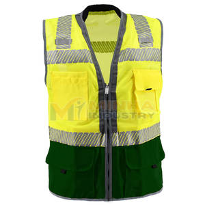 Gilet de sécurité industriel Gilet haute visibilité pour la construction, les travaux routiers et l'entrepôt Gilet de sécurité réfléchissant multi-poches - Product Image 1