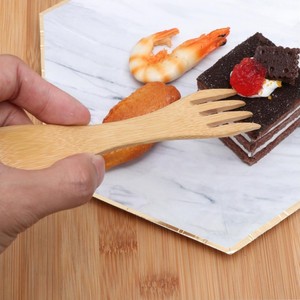 Cuchara de bambú de la mejor calidad de los mejores productores con logotipo personalizado y cucharas de tamaño natural para servir postres - Product Image 6