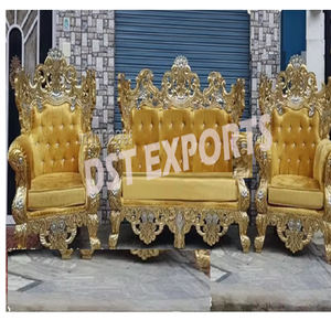 Causeuse de scène de fête de mariage Bollywood élégant nouveau design canapé de mariage de Style français causeuse de cérémonie de bracelet de mariage indien - Product Image 4