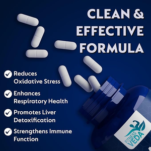 อาหารเสริมเพื่อสุขภาพประจำวัน NAC Plus N-อะซีทิลซิสเทอีน สูตรพรีเมียมสำหรับพลังงานสมดุล ความมีชีวิตชีวา และสุขภาพทั่วไป จำหน่ายในราคาส่ง - Product Image 2