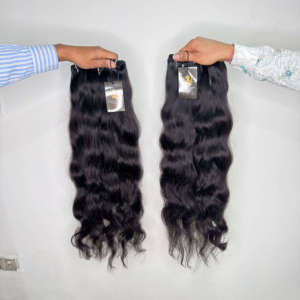 Raw <b>Human</b> <b>Hair</b> <b>Weaves</b> Bundles With Closure Deep Wavy <b>Hair</b> Bundles Temple Indian Wavy <b>Human</b> <b>Hair</b> Bundles - Product Image 1