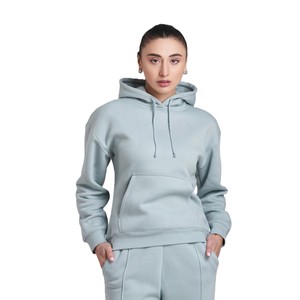 Invierno al aire libre 100% algodón trajes deportivos chándal ropa deportiva caminata conjuntos Joggers traje con capucha chaqueta pantalón al aire libre usar chándal - Product Image 6