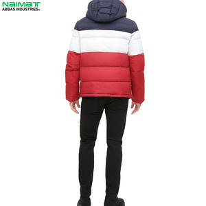 Nouvelle Veste d'Hiver Matelassée Personnalisée pour Homme, 100% Polyester, à Capuche, Imperméable, Respirante, Écologique, Style Urbain, Vente en Gros - Product Image 5